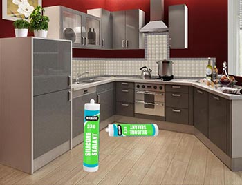 Indoor mold resistant silicone sealant, green and environmentally friendly